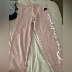 CK baby pink sweats